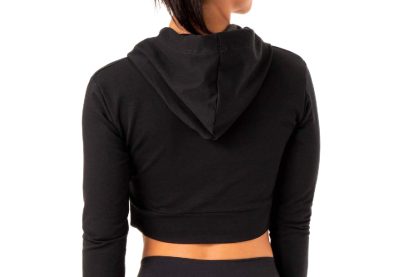 Factory Custom Ladies Hoodies Pull Over Sweat Shirts Women Crop Hoodies - Image 2
