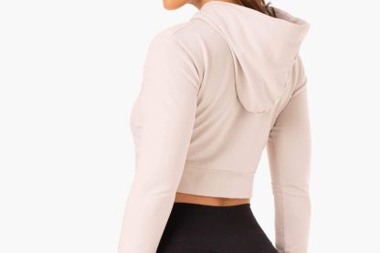 Factory Custom Ladies Hoodies Pull Over Sweat Shirts Women Crop Hoodies - Image 5