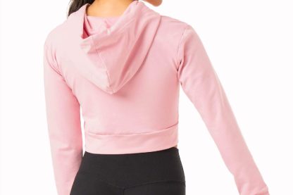 Factory Custom Ladies Hoodies Pull Over Sweat Shirts Women Crop Hoodies - Image 7