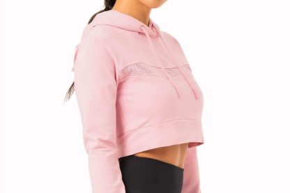 Factory Custom Ladies Hoodies Pull Over Sweat Shirts Women Crop Hoodies - Image 8