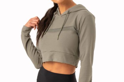 Factory Custom Ladies Hoodies Pull Over Sweat Shirts Women Crop Hoodies - Image 10