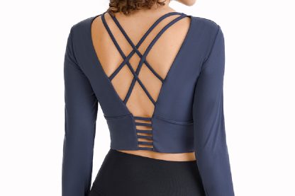 Women Long sleeve yoga t-shirt - Image 2