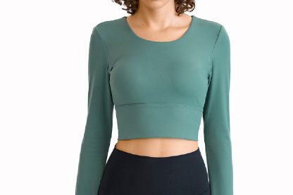 Women Long sleeve yoga t-shirt - Image 3