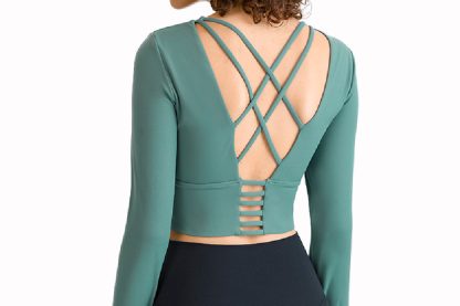 Women Long sleeve yoga t-shirt - Image 4