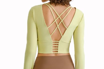 Women Long sleeve yoga t-shirt - Image 6