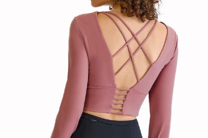 Women Long sleeve yoga t-shirt - Image 8