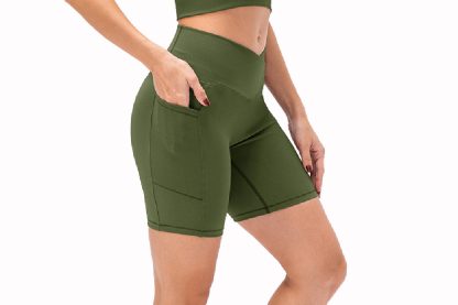 Custom women workout wear women¡¯s yoga shorts - Image 2