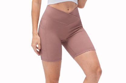 Custom women workout wear women¡¯s yoga shorts - Image 8