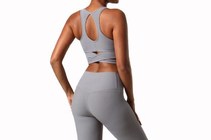 Custom Women's Two Pcs Gym Fitness Sets Athletic Fitness Women Yoga Set - Image 3