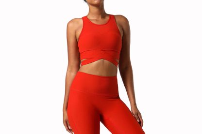 Custom Women's Two Pcs Gym Fitness Sets Athletic Fitness Women Yoga Set - Image 7