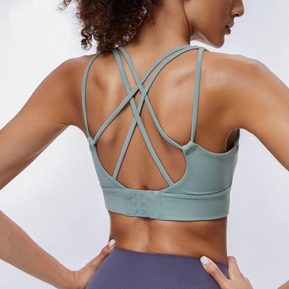 New Sports Underwear Beauty Back Running Shockproof Gym Yoga Bra - Image 2