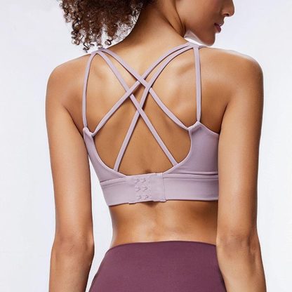 New Sports Underwear Beauty Back Running Shockproof Gym Yoga Bra - Image 4