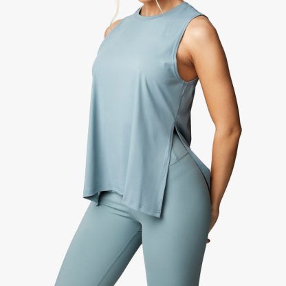Women Buttery Soft Cotton Spandex Comfortable Fitness Women Tank Top - Image 3