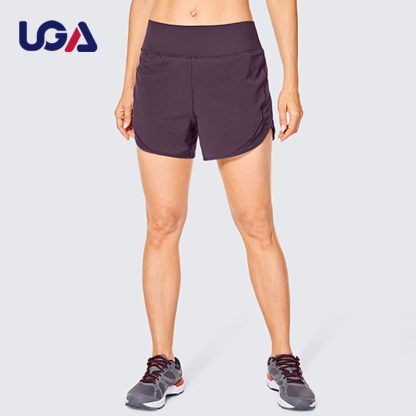 Womens Lightweight Quick-Dry Athletic Sports Running Workout Shorts with Zip Pocket - Image 5