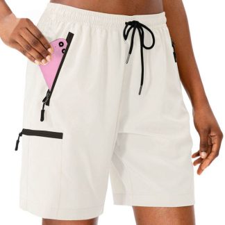 Wholesale Summer Outdoor Athletic Running Women Lounge Shorts Zipper Pocket Sports Gym Shorts