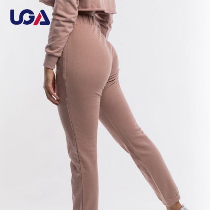 Wholesale Custom Plain Cotton Workout Sweat Pants Loose Fit Casual Sports Womens Joggers - Image 4