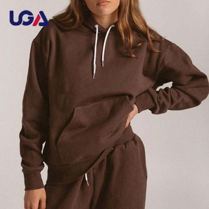 Custom Women Casual Womens Hoodies Sweatshirts Pullover Cropped Oversize Hoodie - Image 2