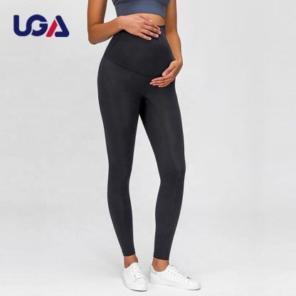 Pregnant Woman Buttery-soft High Rise Yoga Pants Sport Gym Four-ways Stretchy Fitness Workout Yoga Leggings - Image 4