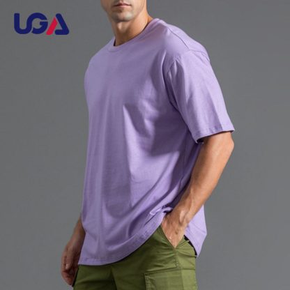 Wholesale Custom Mens Soft Cotton Oversized Fitness Plain Mens Designer T Shirts - Image 2