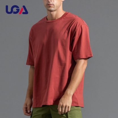 Wholesale Custom Mens Soft Cotton Oversized Fitness Plain Mens Designer T Shirts - Image 5