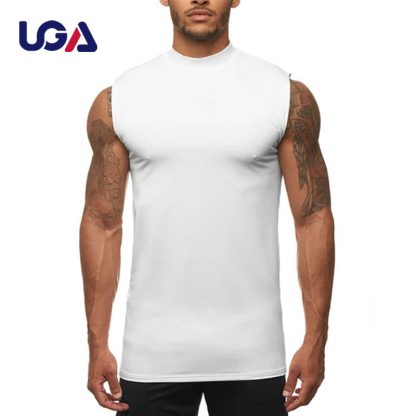 Fitness Workout Training Workout Mens Muscle Shirts Quick Dry Adult Gym Tank Top - Image 4