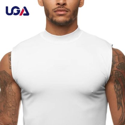 Fitness Workout Training Workout Mens Muscle Shirts Quick Dry Adult Gym Tank Top - Image 5