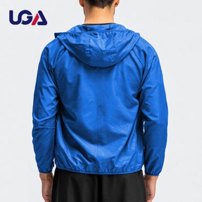 Manufacturers Windproof Men Fishing Waterproof Quick Dry Skin Windbreaker Jacket - Image 5