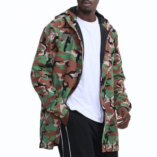 Fitness Activewear Wholesale Custom Logo Men Gym Jacket Zip Up Camo Jackets for Workout