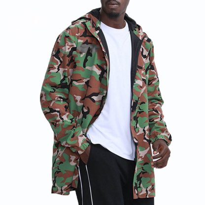 Fitness Activewear Wholesale Custom Logo Men Gym Jacket Zip Up Camo Jackets for Workout