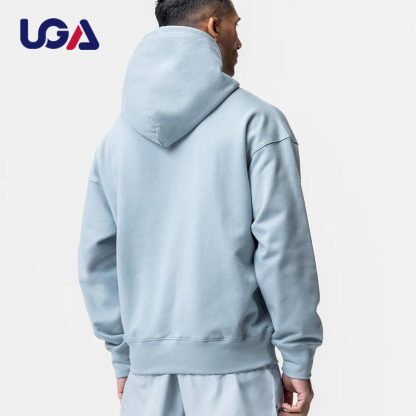 Wholesale High Quality Sweatshirts Blank Oversized Custom Design 100% Cotton Men Hoodie - Image 2