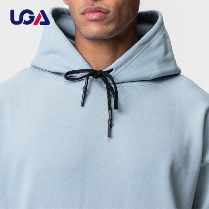 Wholesale High Quality Sweatshirts Blank Oversized Custom Design 100% Cotton Men Hoodie - Image 4