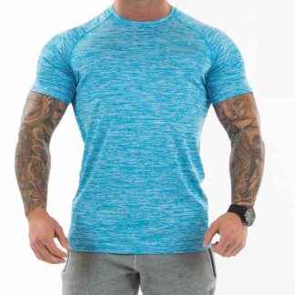 Wholesale Customized Gym Activewear Men Workout Sports Fitness Dry Fit Compression T Shirts