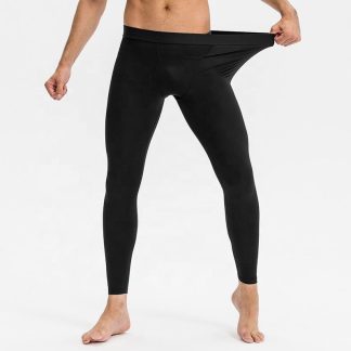 Custom 4 needles Mens Compression Gym Leggings Yoga Basketball Running Compression Tights