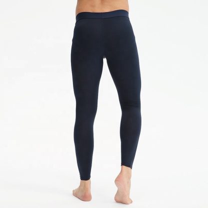 Custom 4 needles Mens Compression Gym Leggings Yoga Basketball Running Compression Tights - Image 4