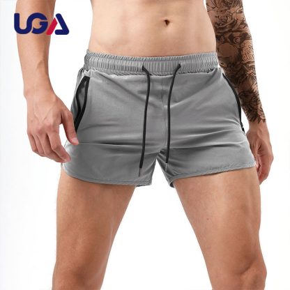 Mens Summer Fashion Quick Dry Elastic Waist Shorts Lightweight Breathable Athletic Workout Gym Shorts - Image 3