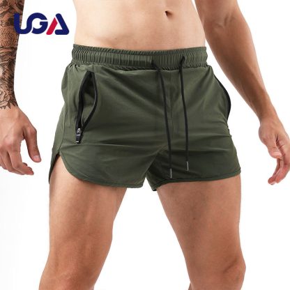 Mens Summer Fashion Quick Dry Elastic Waist Shorts Lightweight Breathable Athletic Workout Gym Shorts - Image 4