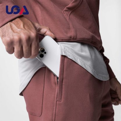 High Quality Men Cotton Polyester Sweatpants Joggers Casual Streetwear Men Casual Sport Sweatpants - Image 2