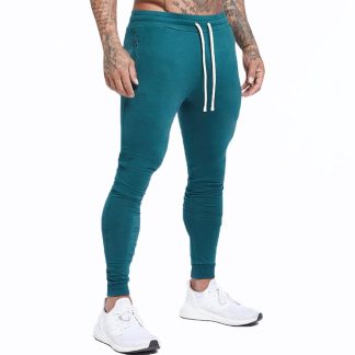 Manufacturer Cotton Polyester Blank Joggers Sportswear Casual Jogging Men Exercise Pants with Zipper Pockets
